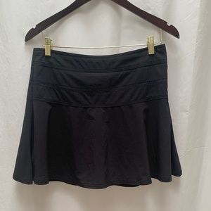 Athleta Black Skort size 6P EUC